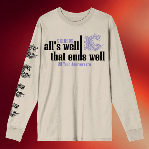 Chiodos Merch 2025 All's Well That Ends Well 20th Anniversary Long Sleeve T-Shirt Gifts For Fan