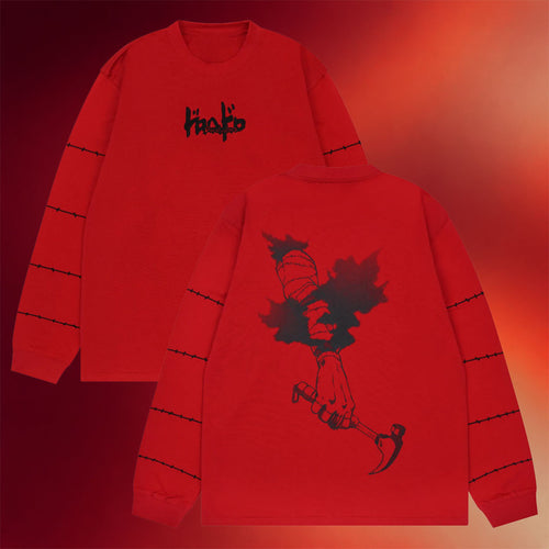 Dorohedoro Merch 2026 Red Shin Long Sleeve Shirt Gifts For Your Boyfriend