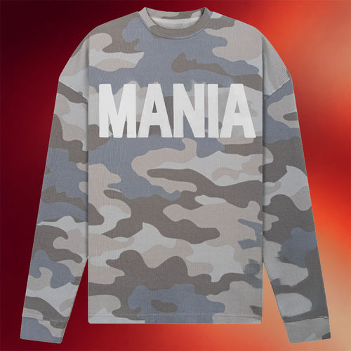 Hamza Merch Mania Camo Long Sleeve T-Shirt Birthday Gift Ideas For Friends