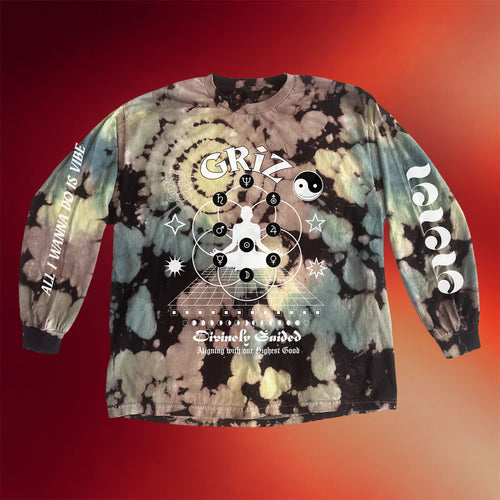Griz Merch 2026 GRiZ Highest Good Tie Dye Long Sleeve T-Shirt Gifts For Friends