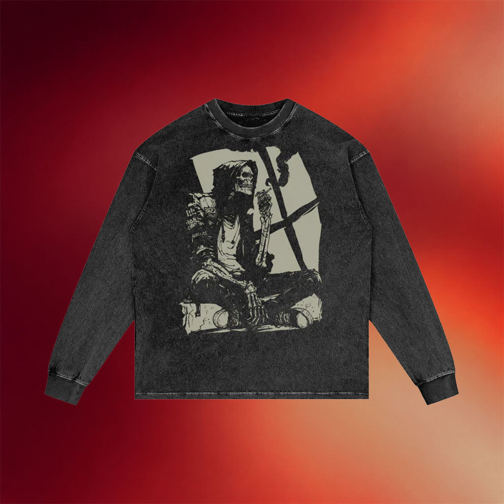 Haus Of God Machine Merch 2026 Live Gigs White Label Wash Long Sleeve T-Shirt Brother Gifts