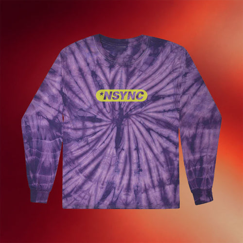 NSYNC Merch 2026 Logo Tie Dye Long Sleeve Shirt NSYNC Band Shirts Presents For Music Lovers