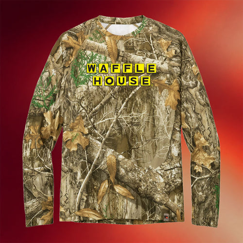 Waffle House Merch 2026 Camo Long Sleeve Shirt Waffle House Realtree Shirt Father's Day Gifts
