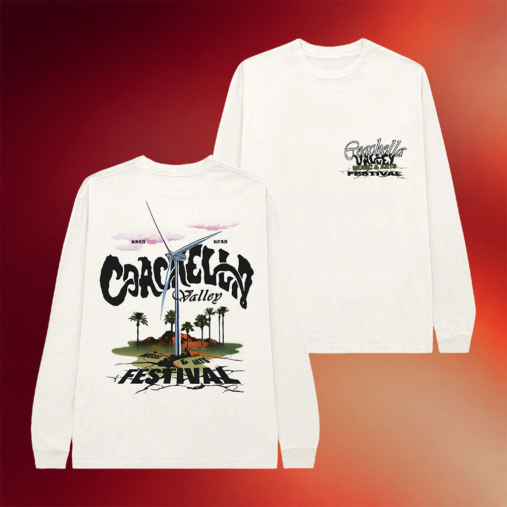 Coachella Merch 2026 Fault Line Long Sleeve Shirt Unique Gifts For Music Lovers