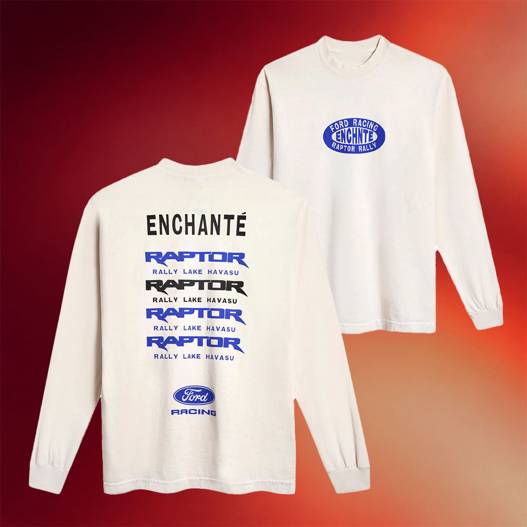 Enchante Merch 2026 Enchante X Ford Racing Raptor Rally Long Sleeve T-Shirt Presents For Him