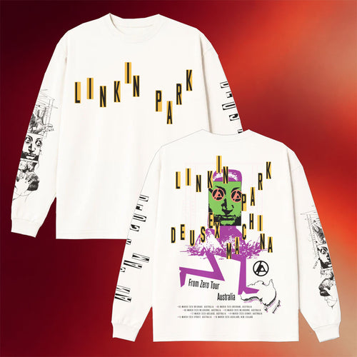 Linkin Park Merch 2026 Linkin Park Deus Ex Machina Long Sleeve T-Shirt Gifts For Rock Fans