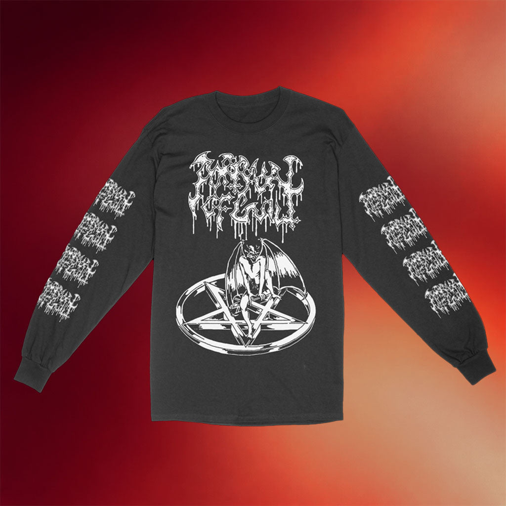 Portrayal Of Guilt Merch Pentagram Long Sleeve Shirt Gifts For Band Fans