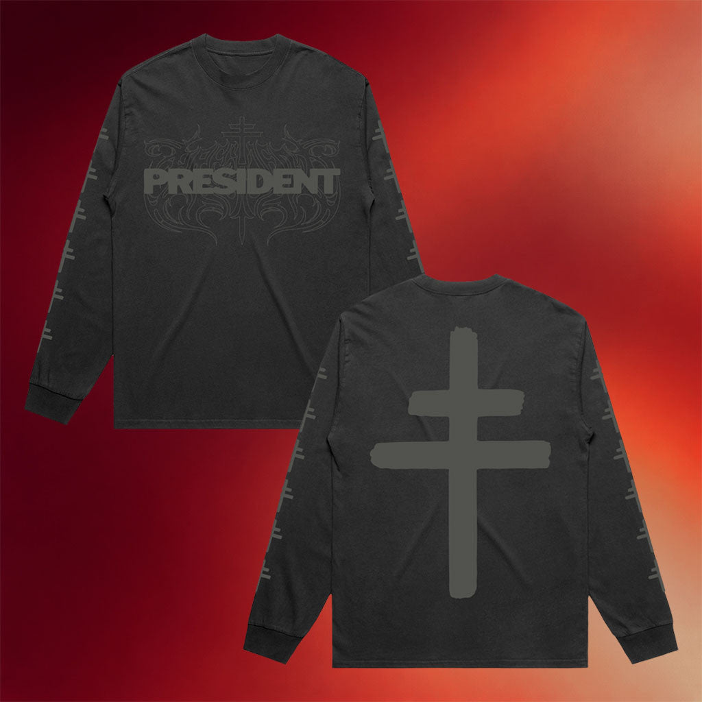 President Band Merch 2026 Logo Long Sleeve T-Shirt President Fan Apparel Gifts For Him