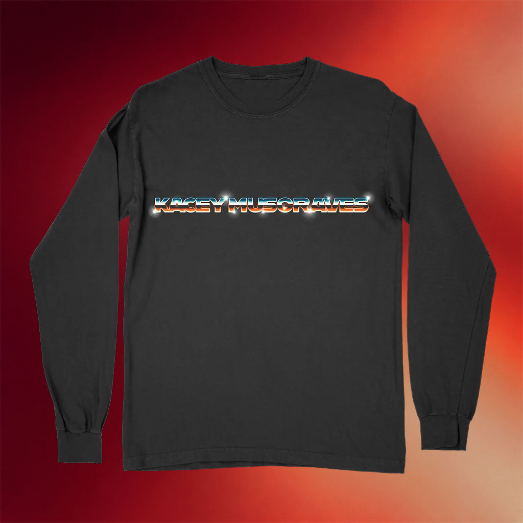 Kacey Musgraves Merch 2026 Chrome Long Sleeve Shirt Cool Gifts For Music Lovers