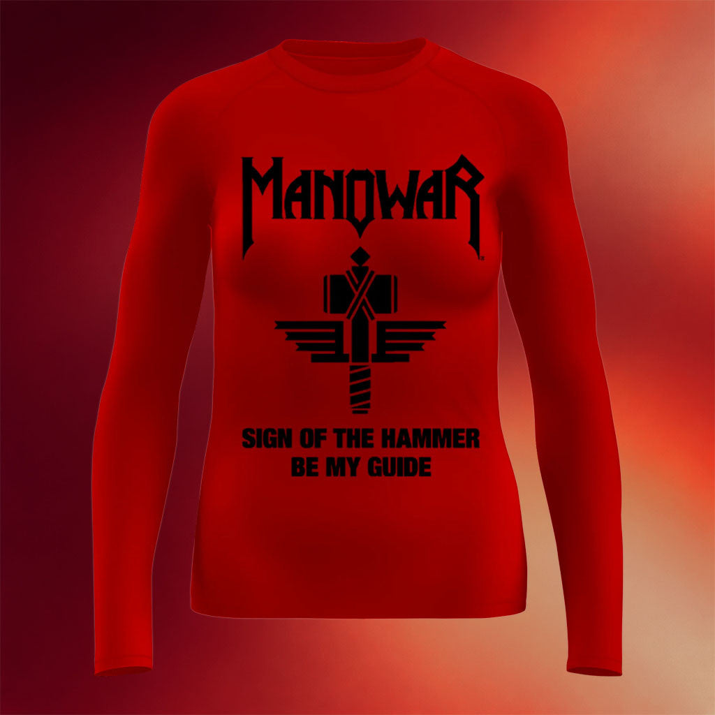 Manowar Merch 2026 Sign Of The Hammer Long Sleeve Shirt Gifts For Her