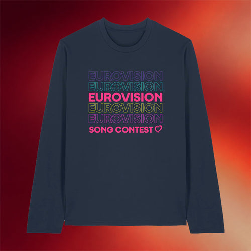 Eurovision Merch Repeat Logo Long Sleeve T-Shirt Best Gifts For Sin In Law