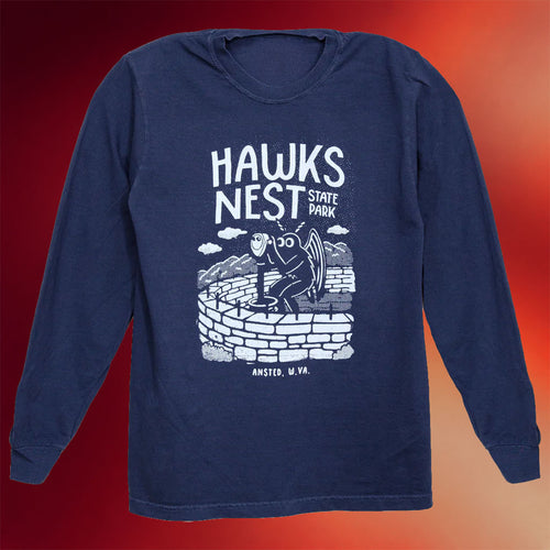 Kin Ship Goods Merch WV State Parks Hawks Nest Long Sleeve T-Shirt Gifts For Brother