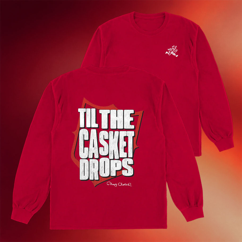 Let God Sort Em Out Merch Play Cloths X Til The Casket Drops Long Sleeve T-Shirt Gifts For Him
