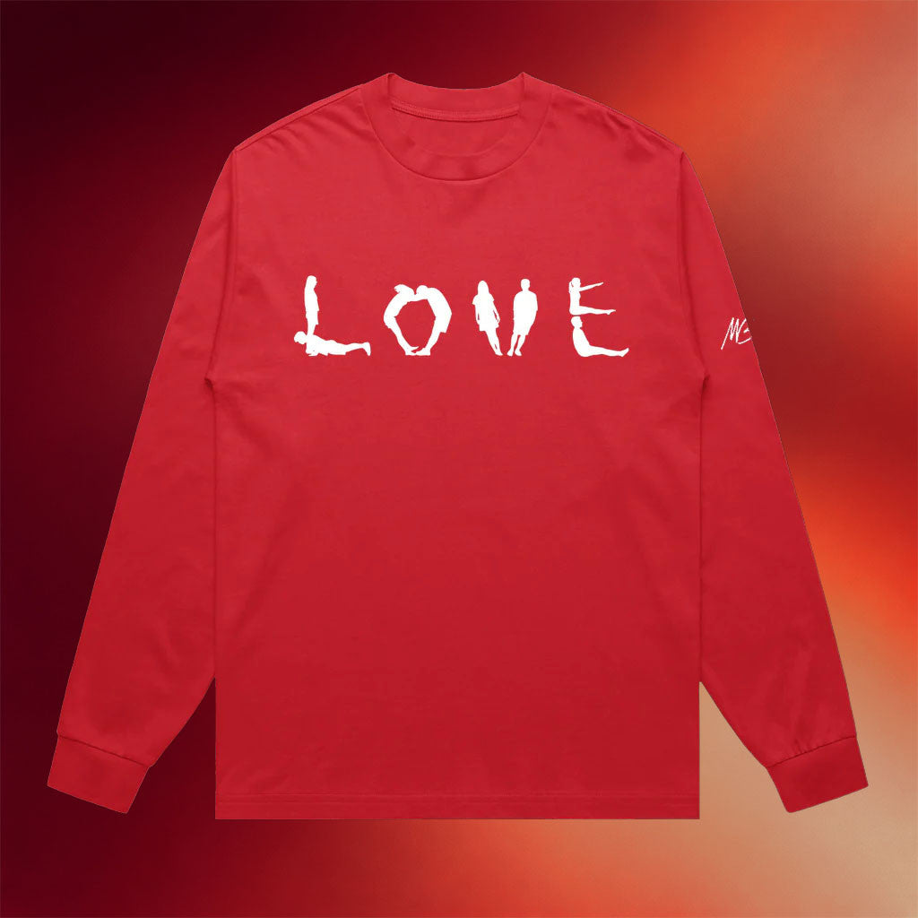 Michael Buble Merch Love MB Long Sleeve T-Shirt Gifts For Music Lovers