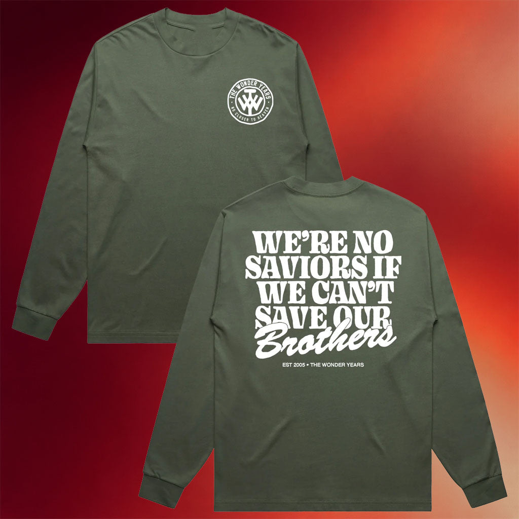 Artist First Merch The Wonder Years Cardinals Long Sleeve T-Shirt Father's Day Gifts