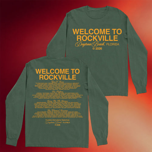 DWP Merch 2026 Clean Script Long Sleeve T-Shirt Welcome To Rockville Shirt Gifts For Him