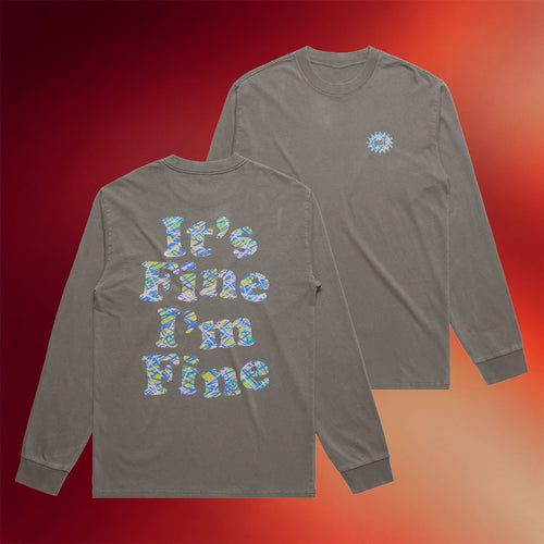 Not Gonna Lie With Kylie Kelce Merch 2026 It's Fine I'm Fine Long Sleeve Shirt Gifts For BFF