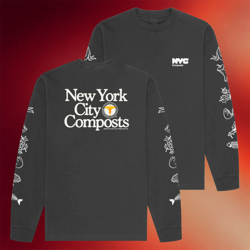 Onlyny Merch 2026 DSNY NYC Composts Long Sleeve T-Shirt Birthday Gifts For BFF