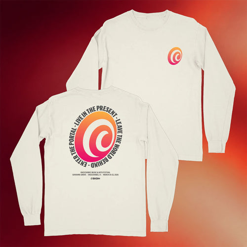 Okeechobee Fest Merch 2026 Live In The Present Long Sleeve T-Shirt Gifts For Friends