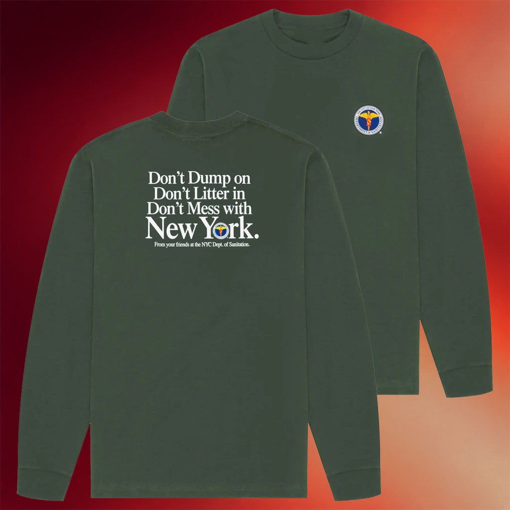 OnlyNY Merch DSNY Don't Mess With New York Long Sleeve Shirt Present For Husband