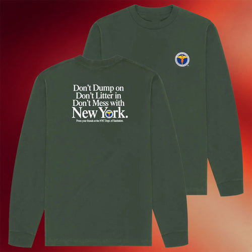 OnlyNY Merch DSNY Don't Mess With New York Long Sleeve Shirt Present For Husband