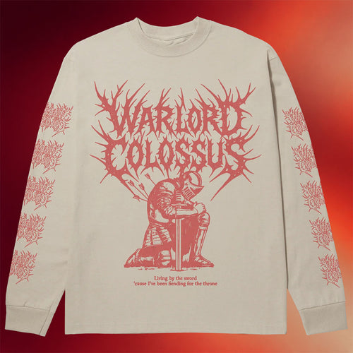 Warlord Colossus Merch 2026 Metal Knight Long Sleeve Shirt Gifts For Music Fans
