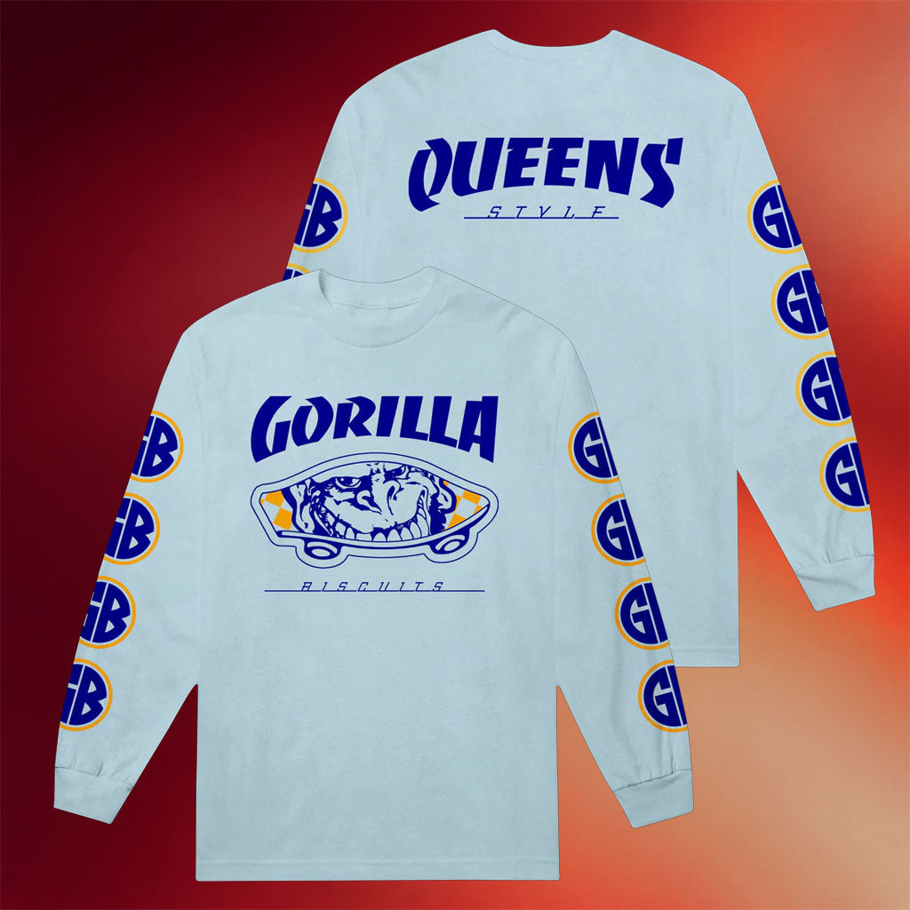 Merchnow Merch Gorilla Biscuits Queens Style Long Sleeve T-Shirt Birthday Ideas For Son
