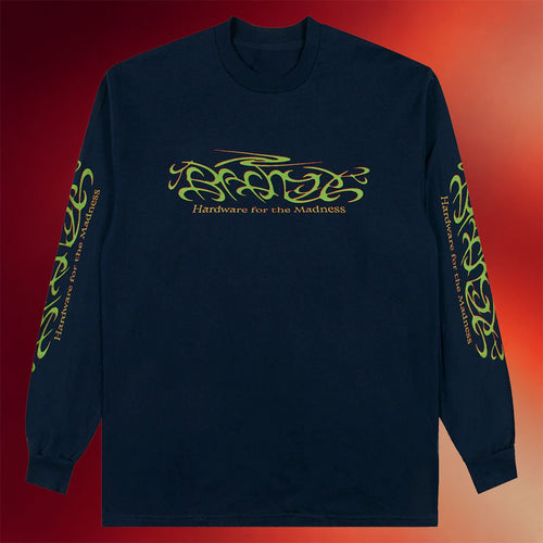 Bronze 56k Merch 2026 Hardware For The Madness Long Sleeve Shirt Navy Gifts For Besties