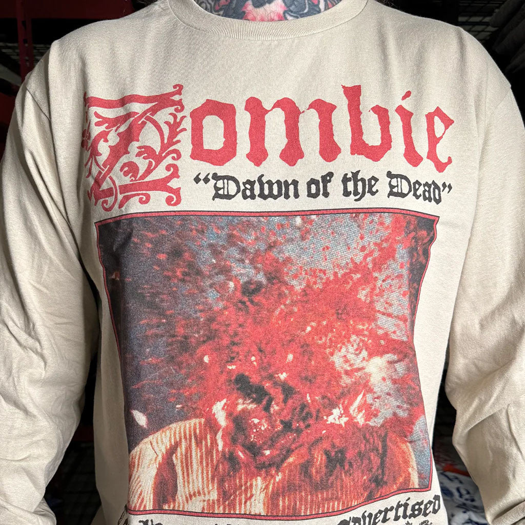 The Cult Of Cult Merch Dawn Of The Dead 1978 Television Long Sleeve Shirt Horror Fan Gifts