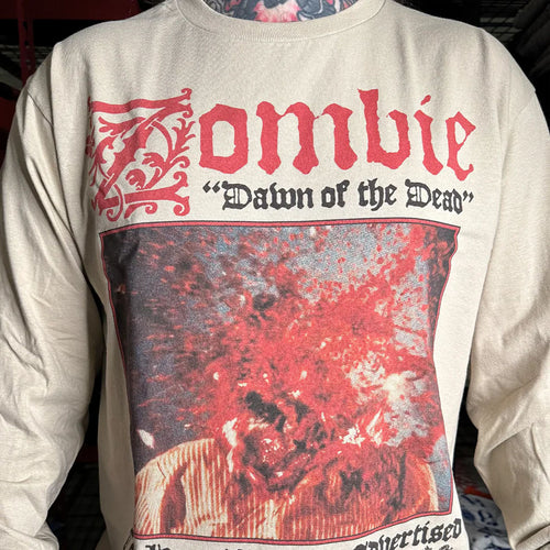 The Cult Of Cult Merch Dawn Of The Dead 1978 Television Long Sleeve Shirt Horror Fan Gifts