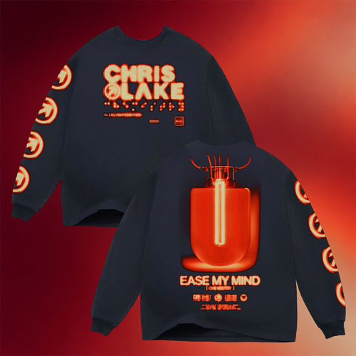 Chris Lake Merch 2026 Ease My Mind Long Sleeve T-Shirt Chris Lake Shirt Gifts For DJ Fans