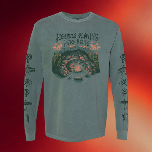 Pigeons Playing Ping Pong Merch PPPP X Nature Backs Long Sleeve T-Shirt Gifts For Band Fans