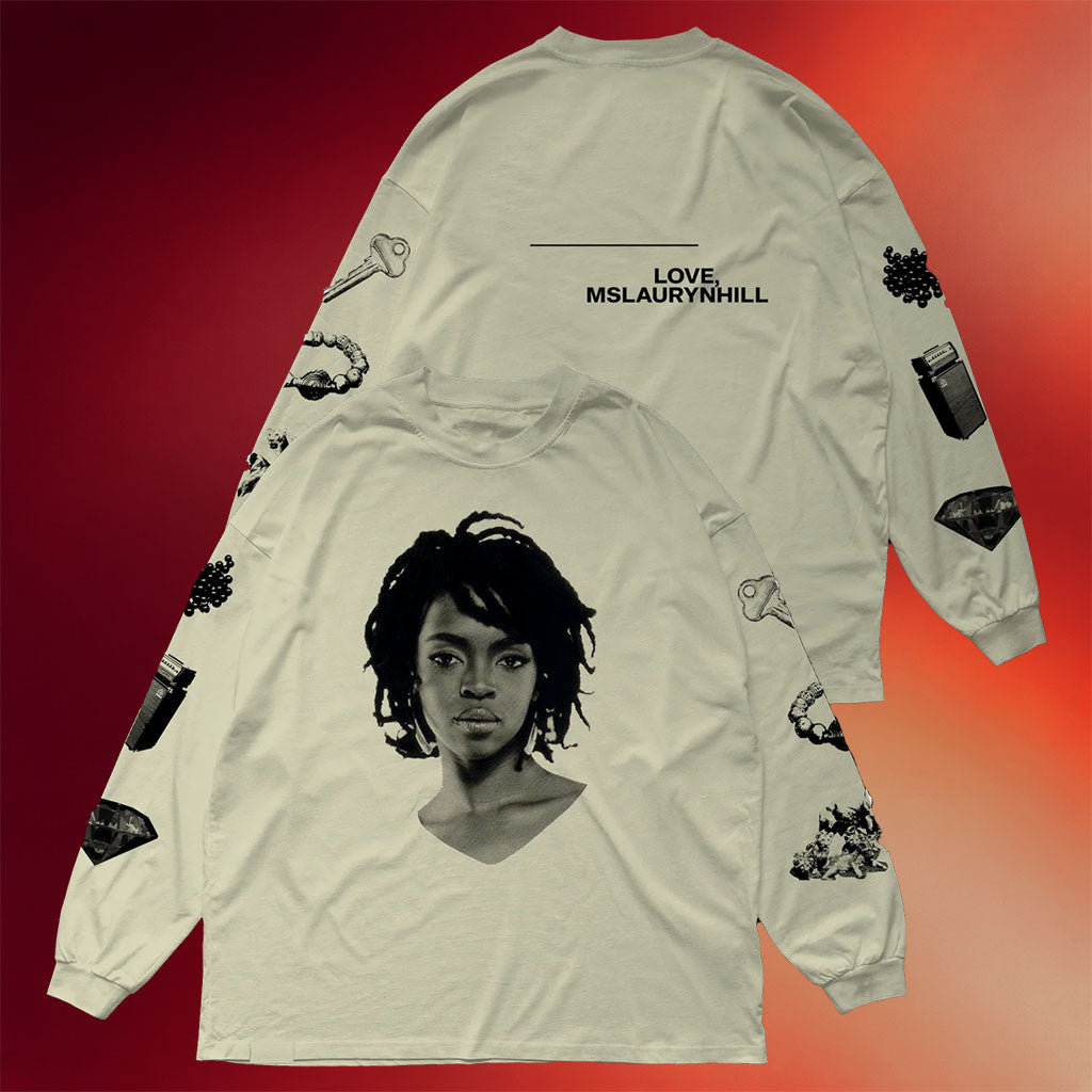 Lauryn Hill Merch 2026 With Love Long Sleeve Shirt Music Related Gifts For Guys
