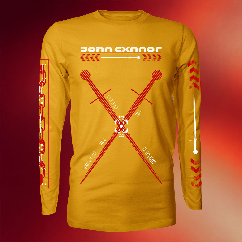 Gravitated Merch 2026 John Cxnnor Cross Blade Long Sleeve Shirt Gifts For Husband