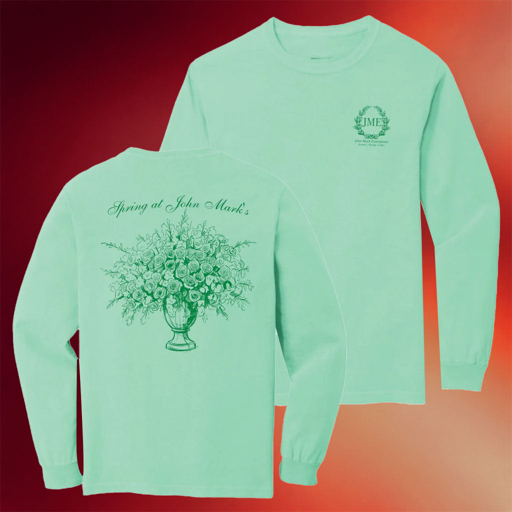 John Mark Enterprises Merch Spring At John Mark’s Long Sleeve T-Shirt Great Gifts For Friends