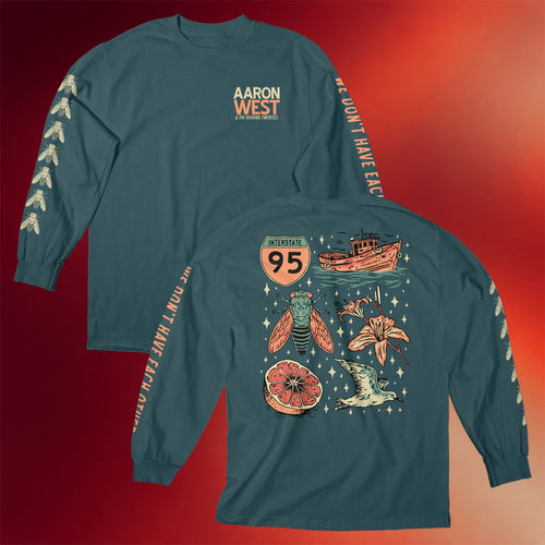 Loneliest Place Earth Merch Aaron West And The Roaring Twenties WDHEO Flash Long Sleeve Shirt
