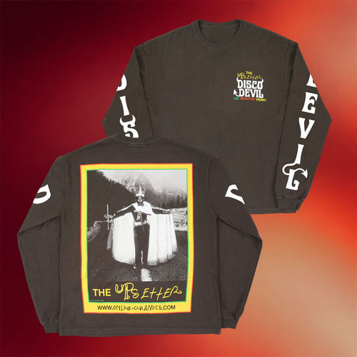 Online Ceramics Merch 2026 Disco Devil Long Sleeve Shirt Lee Scratch Perry Shirt Gift For Him