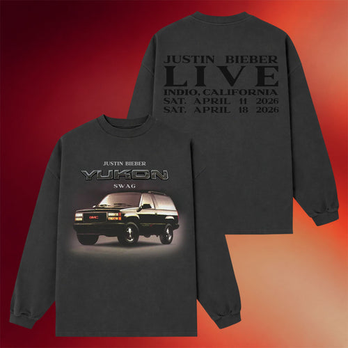 Oasis SKYLRK Justin Bieber Merch 2026 Yukon Long Sleeve Shirt Swag Coachella Merch Fan Gifts