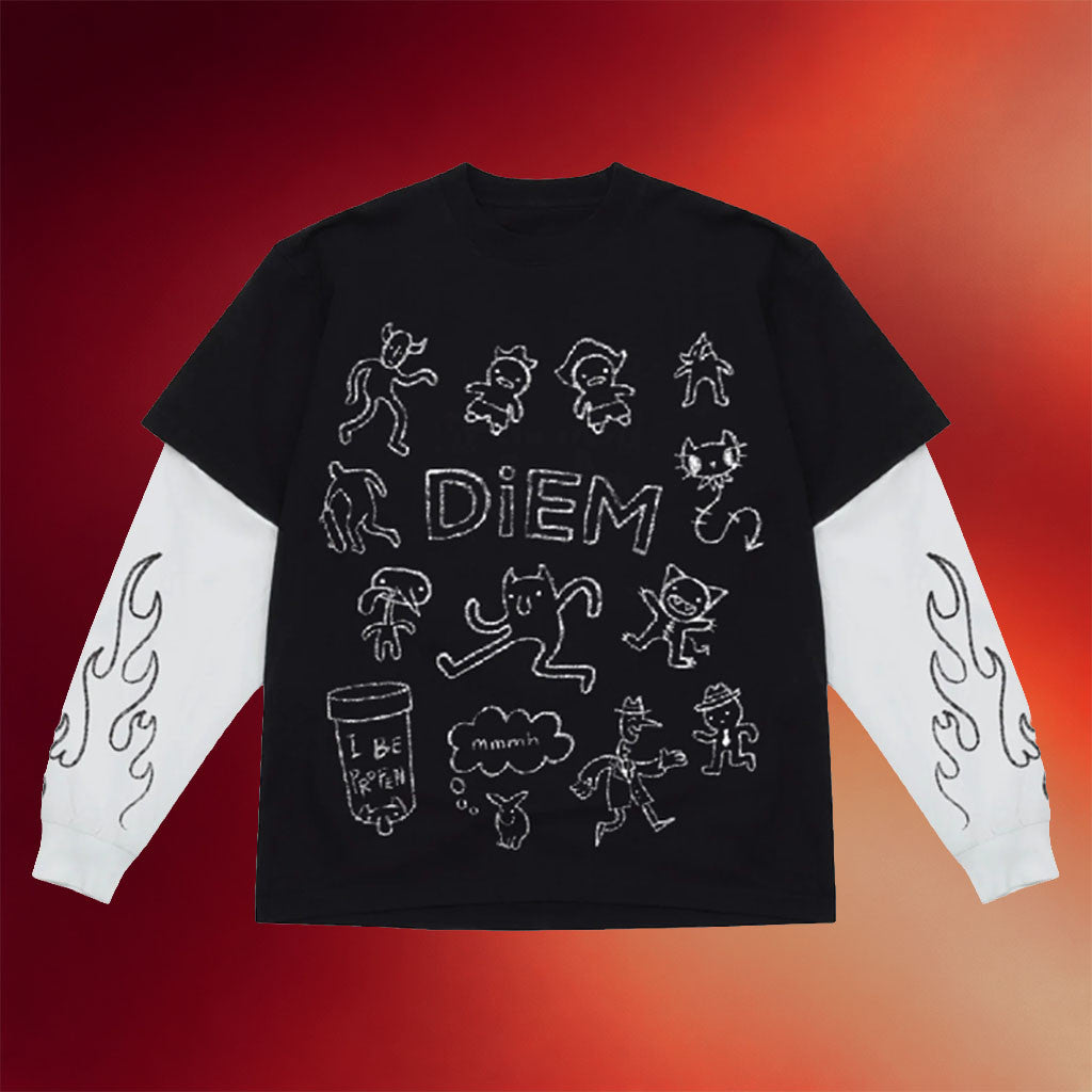 Diemarchive Merch 2026 DiEM Two-Piece Long Sleeve T-Shirt Gifts For Friends