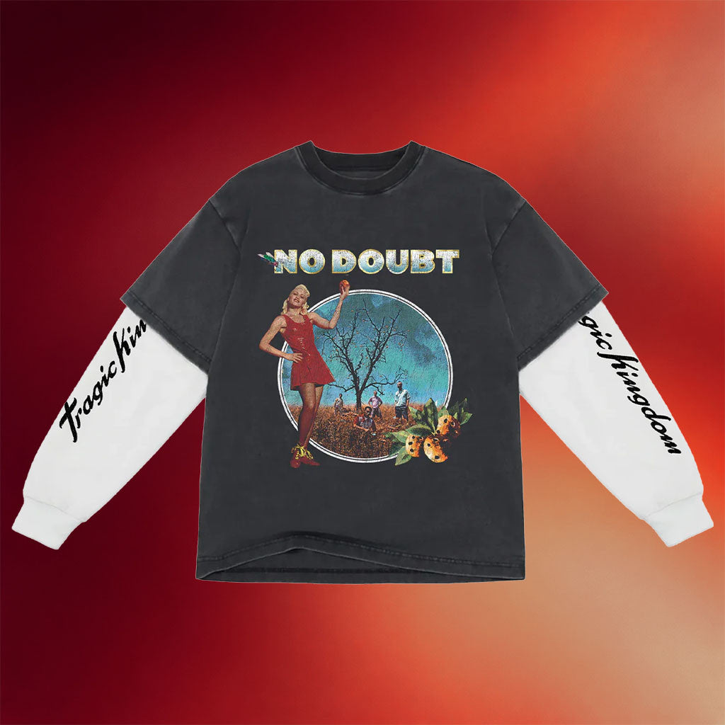 No Doubt Merch 2026 Tragic Kingdom Double Layered Long Sleeve T-Shirt Gifts For Rock Fans