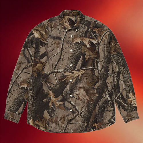 Realtree Hardwood Camo Long Sleeve Button UP Shirt Unique Father's Day Gifts 2026