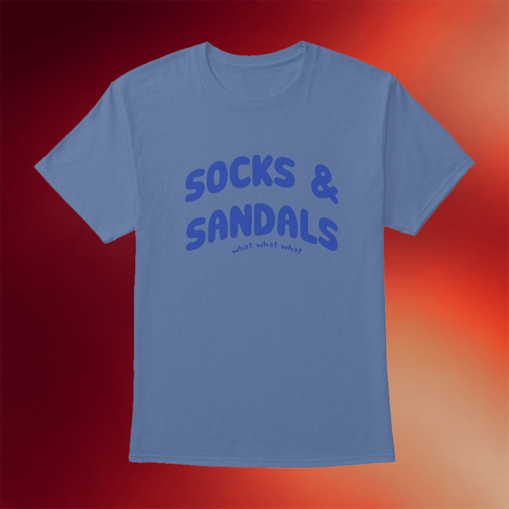 Sinjin Drowning Merch Socks And Sandals What What T-Shirt Presents For Boyfriend