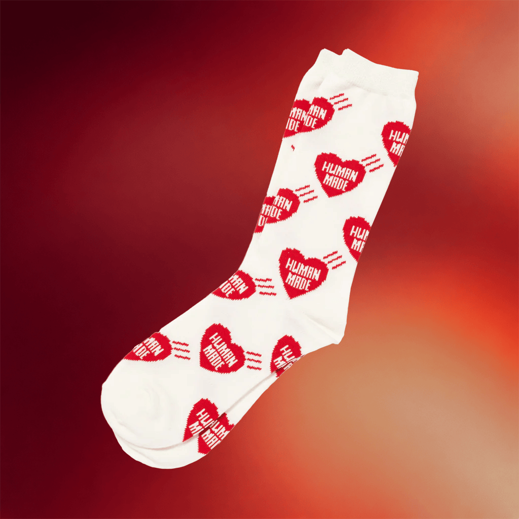 Bbcicecream Merch Human Made Heart Socks Best Birthday Gifts For Girlfriend