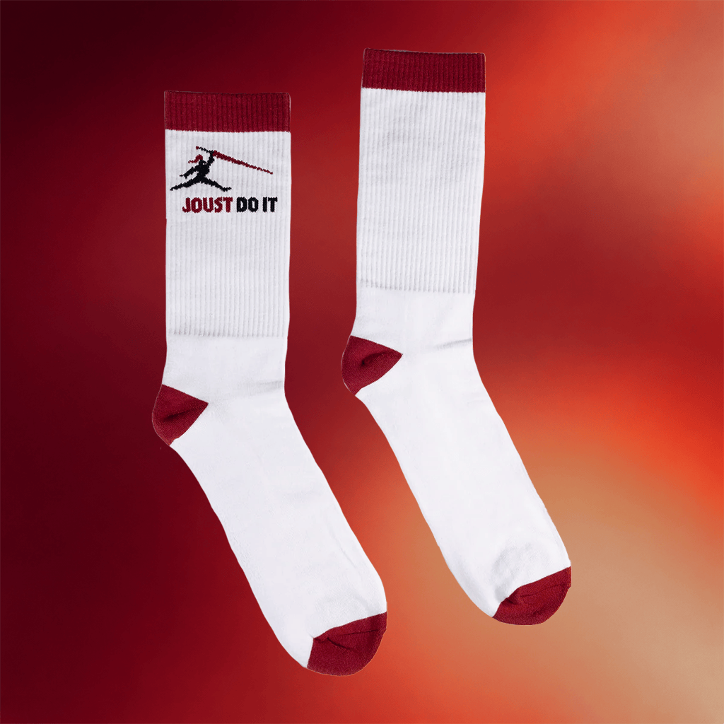 NADDPod Merch 2026 Joust Do It Socks Dungeons And Dragons Merch Gift For Gamers