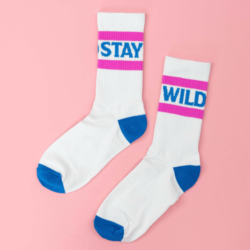 Stay Wild Merch Stay Wild Socks Birthday Gift For Friends