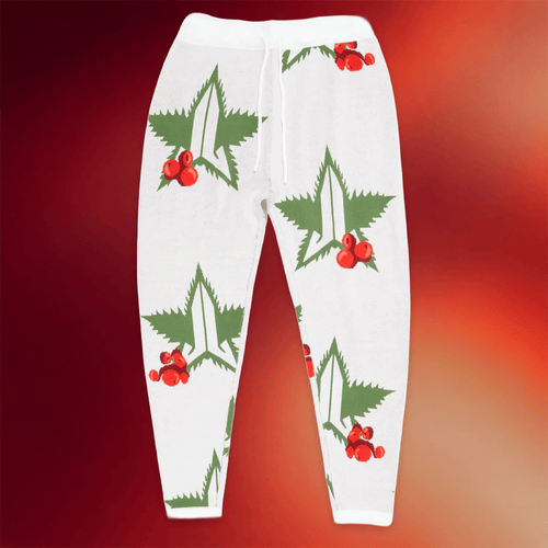 Jeffree Star Cosmetics Merch 2026 White Leaf Winter Sweatpants Christmas Gifts Ideas