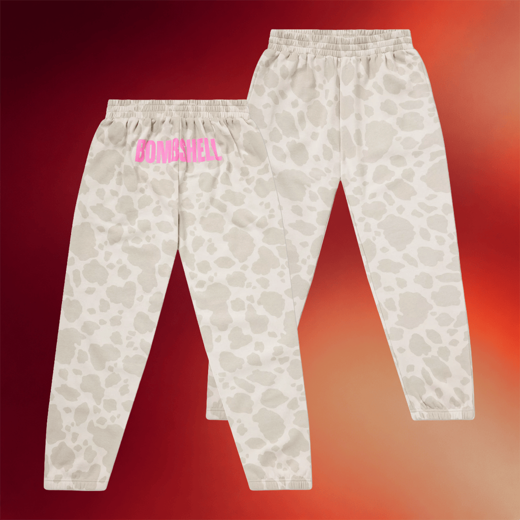 Kayla Malec Merch 2026 Kayla Malecc Bombshell Cow Print Sweatpants Gifts For Friends