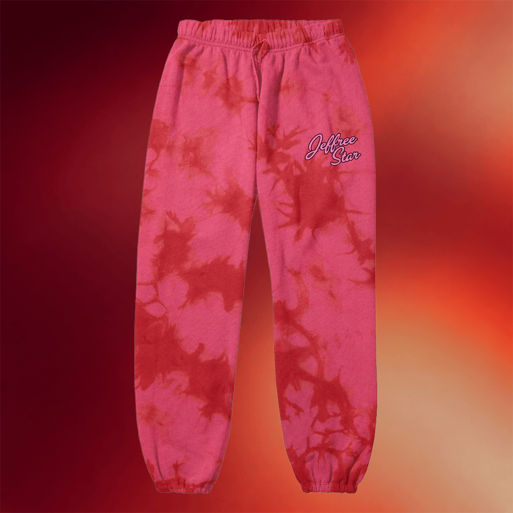 Jeffree Star Cosmetics Merch 2026 Blood Sugar Tie Dye Sweatpants Gifts For Sisters