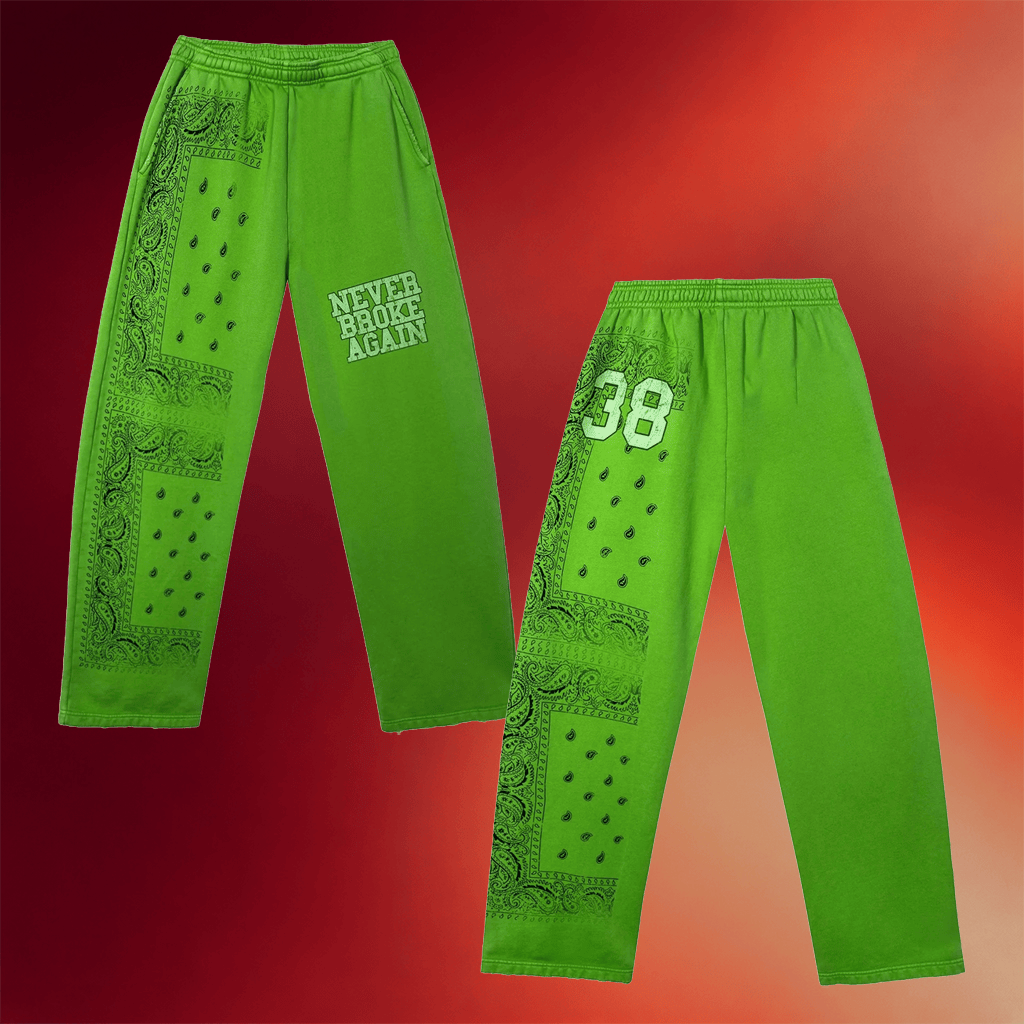 Youngboy NBA Merch 38 Paisley Sweatpants Never Broke Again Sweatpants Gifts For Rapper Fans