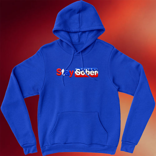 D'Aydrian Harding Merch 2026 Stay Sober America Blue Hoodie Gift For Brothers